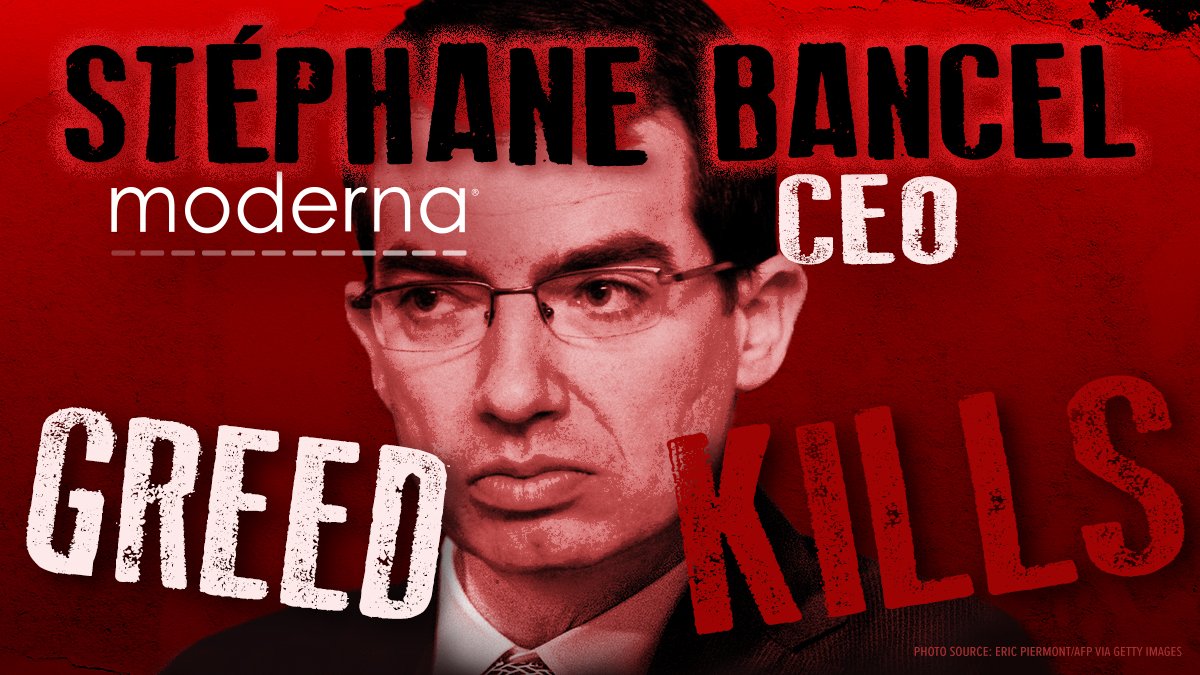 nenet_888's tweet photo. @sbancel @moderna_tx  stop profiteering from people’s suffering!!! Moderna Greed Kills - 4.3 million people dead from #COVID19 is proof! https://t.co/qYPeEUMzR5