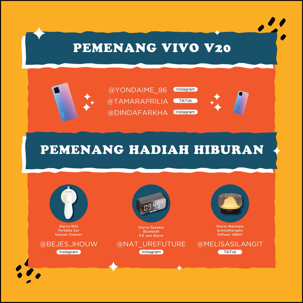 IDNTimes's tweet photo. Terima kasih untuk semua yang sudah menyebarkan ajakan untuk melakukan vaksinasi melalui #IDNBeraniVaksin!

Untuk para pemenang akan segera dihubungi oleh tim terkait.

Stay safe, everyone!

#IDNMedia #IDNTimes #Popbela #Popmama #Duniaku #Yummy #IndonesiaBeraniVaksin https://t.co/iptKZ0OP78