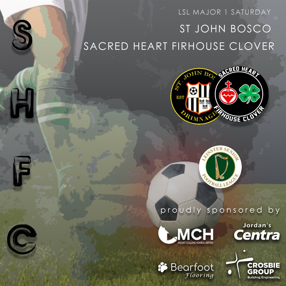 This weeks fixtures 

🏆 Major 1 Saturday
⚽️ St. John Bosco v SHFC
🏟 Ben Madigan Road
📆 Sat 4th Sept
⏰ KO 2:30pm

🏆 Senior Sunday 
⚽️ Kilnamanagh v SHFC
🏟 Ned Kelly Park, Tallaght
📆 Sun 5th Sept
⏰ KO 11am
