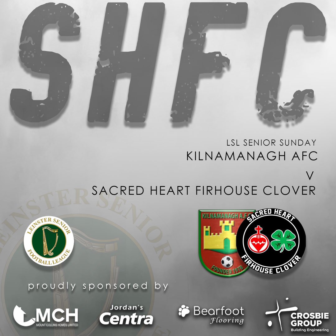 FcSacred's tweet image. This weeks fixtures 

🏆 Major 1 Saturday
⚽️ St. John Bosco v SHFC
🏟 Ben Madigan Road
📆 Sat 4th Sept
⏰ KO 2:30pm

🏆 Senior Sunday 
⚽️ Kilnamanagh v SHFC
🏟 Ned Kelly Park, Tallaght
📆 Sun 5th Sept
⏰ KO 11am