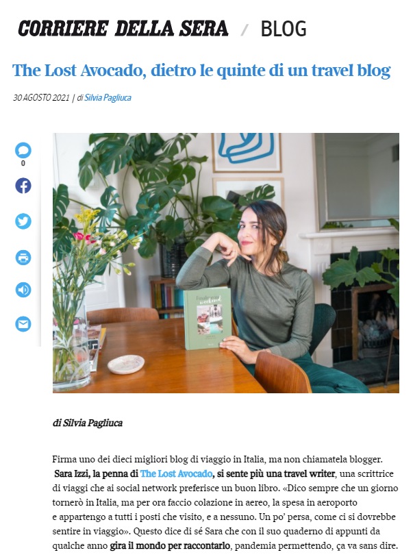 Datemi un pizzicotto. Mi ha intervistata il <a href="/Corriere/">Corriere della Sera</a>
LINK: bit.ly/3DF40y6