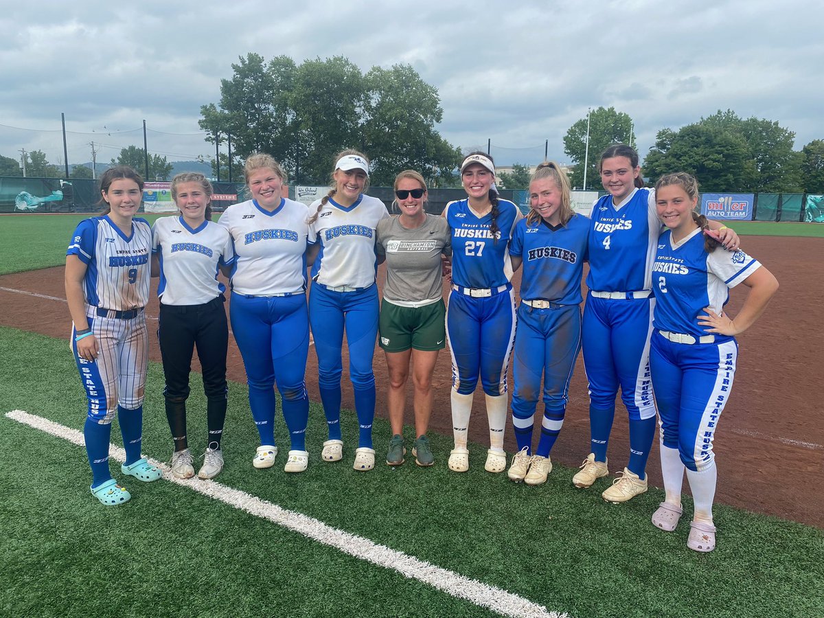 THANK YOU ! To <a href="/BinghamtonSOFT/">Binghamton Softball</a> for running a great camp out Empire State Huskies has a great time and can’t wait til the next one ! Special thanks to coach Bump and the Alumni and staff for really putting in the work <a href="/3N2TeamClutch/">3N2TeamClutch</a> <a href="/State16USelect/">Empire State Huskies 16U National Porcelli/Locke</a> <a href="/huskies_sottile/">Empire State Huskies Sottile</a> @State18u