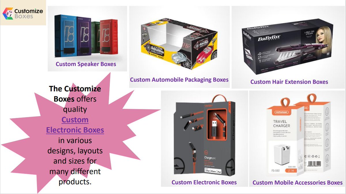 KathAlex2's tweet image. #TheCustomizeBoxes creates the stylishly satisfying #ElectronicBoxes which are mitigating for the eyes and smooth to the hands. Clients have a happy outlook on going close to the item encased and they will love them.
thecustomizeboxes.com/electronics/el…