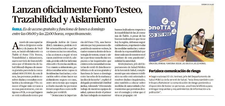 Seremi Salud Ñuble tweet media