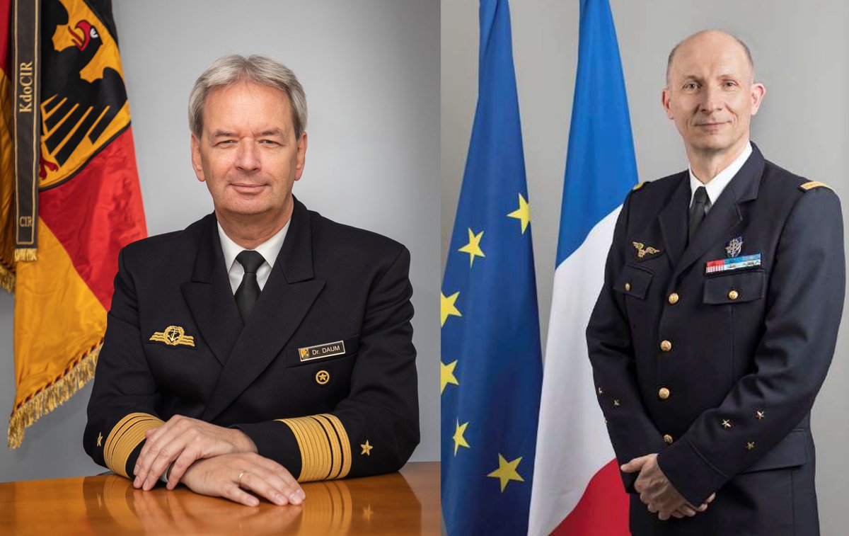 cirbw's tweet photo. Today: Exchange between French #Cyber Commander, Air Vice Marshal Didier Tisseyre @ComcyberFR 🇫🇷, and #InspCIR 🇩🇪 to work closely on issues like:
- #CIDCC* (ℹ️https://t.co/syouHCcjYs)
- #MilCERT.
*🇩🇪 is very grateful for the strong 🇫🇷commitment to the project. 1/2 https://t.co/JXvJ2AUyD7