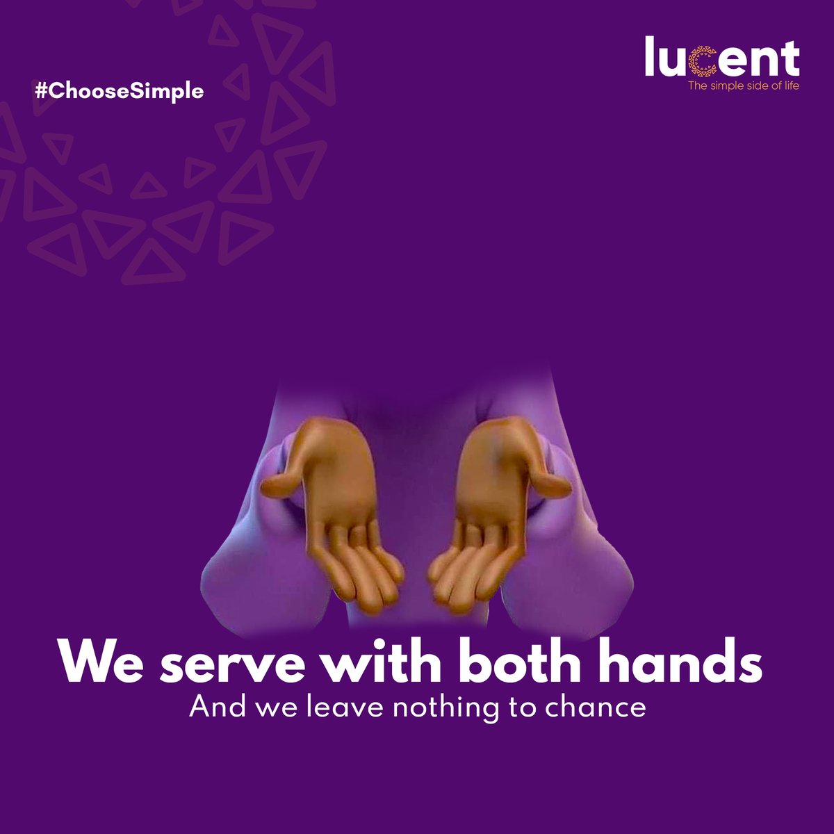 Lucent_Ke's tweet image. Giving exceptional customer experience to anyone who interacts with us is at the top of our priorities. At Lucent, we leave nothing to chance. By understanding your needs, we offer the best and most suitable solution that makes your life simple.
#ChooseSimple #insurance #lucentke