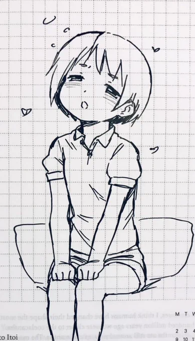 Young Sayaka trying to stay awake~ 