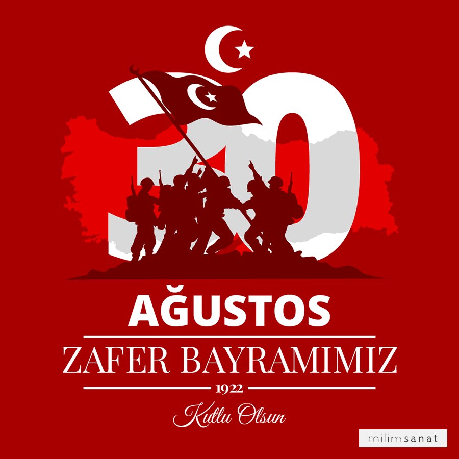 milimsanat's tweet photo. 30 Ağustos Zafer Bayramımız kutlu olsun!🇹🇷 https://t.co/FeJQ8FGfKK