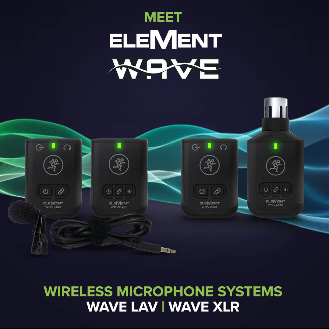 MackieGear's tweet photo. EleMent Wave XLR Wireless Microphone Systems features legendary sound quality, reliable performance, and easy setup for mobile content creation, live streaming, and beyond.
https://t.co/yegjy1PDBY
#EleMentWave #MeetEleMentWave #Microphones #WirelessMicrophone #LAV https://t.co/Xk3LZZK1vN