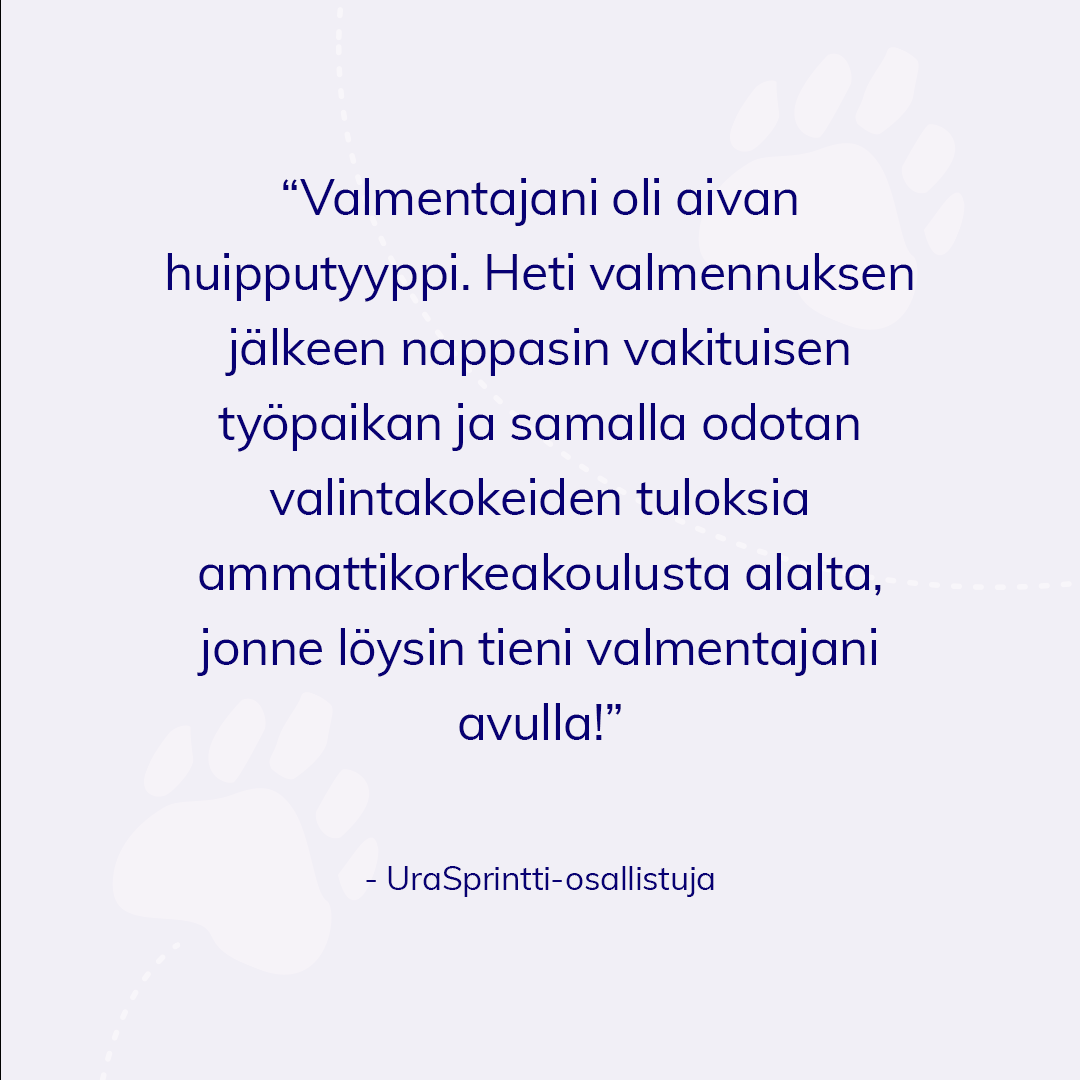 UraSprintti -valmennus on saanut valmennettavilta paljon positiivista palautetta ja tuottanut huikeita onnistumisia 😍⬇️

Lue lisää #UraSprintti stä ja BearIT:n valmentajista myös blogistamme 👉🏼 bearit.fi/suomalaisten-t…