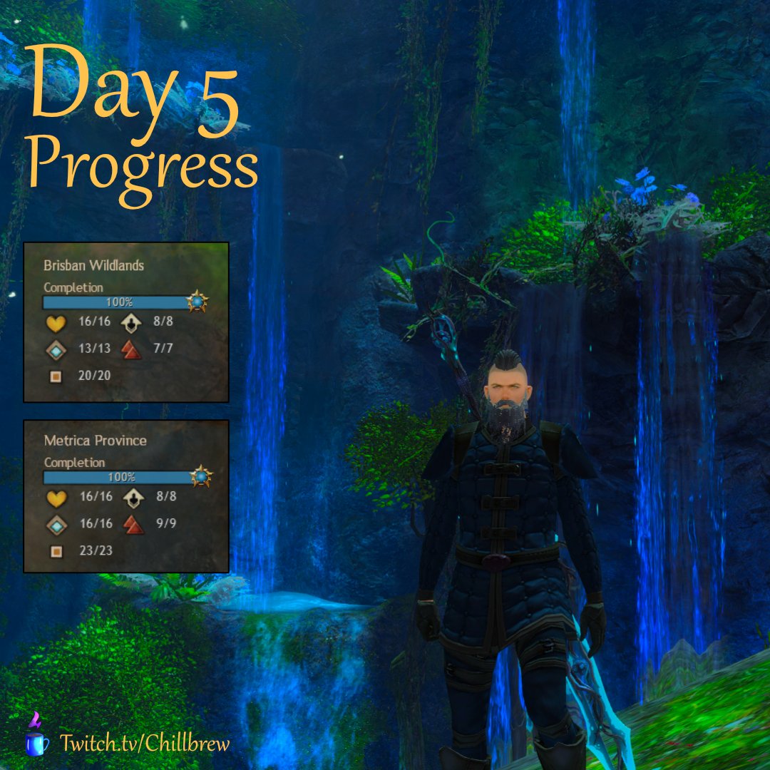 Chillbrew1's tweet photo. I want to give a big shoutout to the lovely #GuildWars2 community for being very welcoming and extremely helpful. You ladies &amp; gents are amazing !😊
Today will mark day 6 of my new journey.
I'll be checking out Caledon Forest, Gendarran Fields and make my way to lvl 40. ☕️👌 https://t.co/idA2b4iDMk