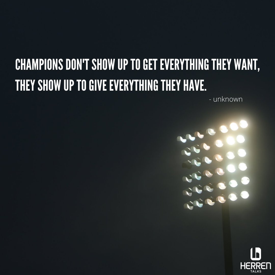 HerrenTalks's tweet image. Champions are made through practice, overcoming obstacles, hard work and showing up every single day. Champions embrace wellness, eating healthy and not using a substance that would get in the way of their success. Who will you be when the lights come on? #HerrenTalks #firstday
