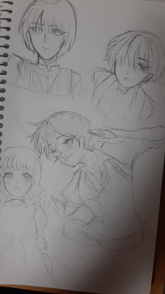 落書きしてたら徐々に熱出てきた 