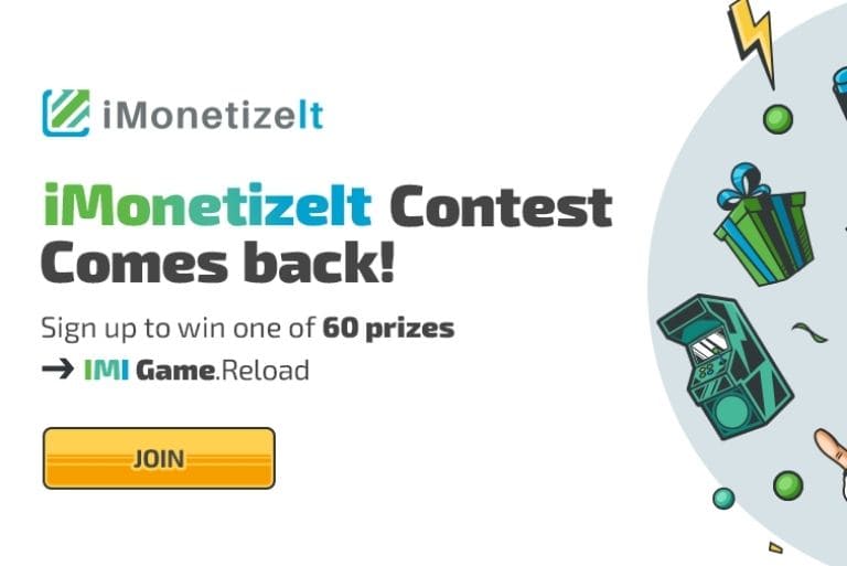 iMonetizeIt's tweet photo. 📌It’s time to IMI Game-Reload on September 6, win ONE of 60 prizes!🔥 Our traditional contest starts in a week! Don't miss the start https://t.co/1z0h4KP3xB https://t.co/aGYQHrgkUI