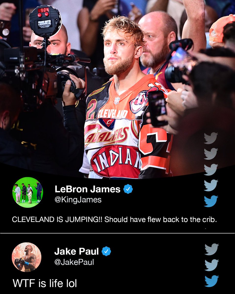 Espn Ringside On Twitter Cleveland Showed Up And Showed Out For Jakepaul And Lebron James Wished He Was There To See It Https T Co K0amgbrpyi Twitter