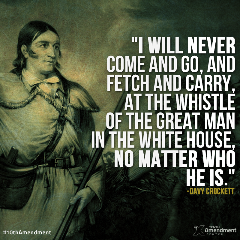 gwpro's tweet photo. #DavyCrocket was no joke! #freedom #independence #resist #revolution #dissent #choice #optout #legacy https://t.co/p67ChqYvRV