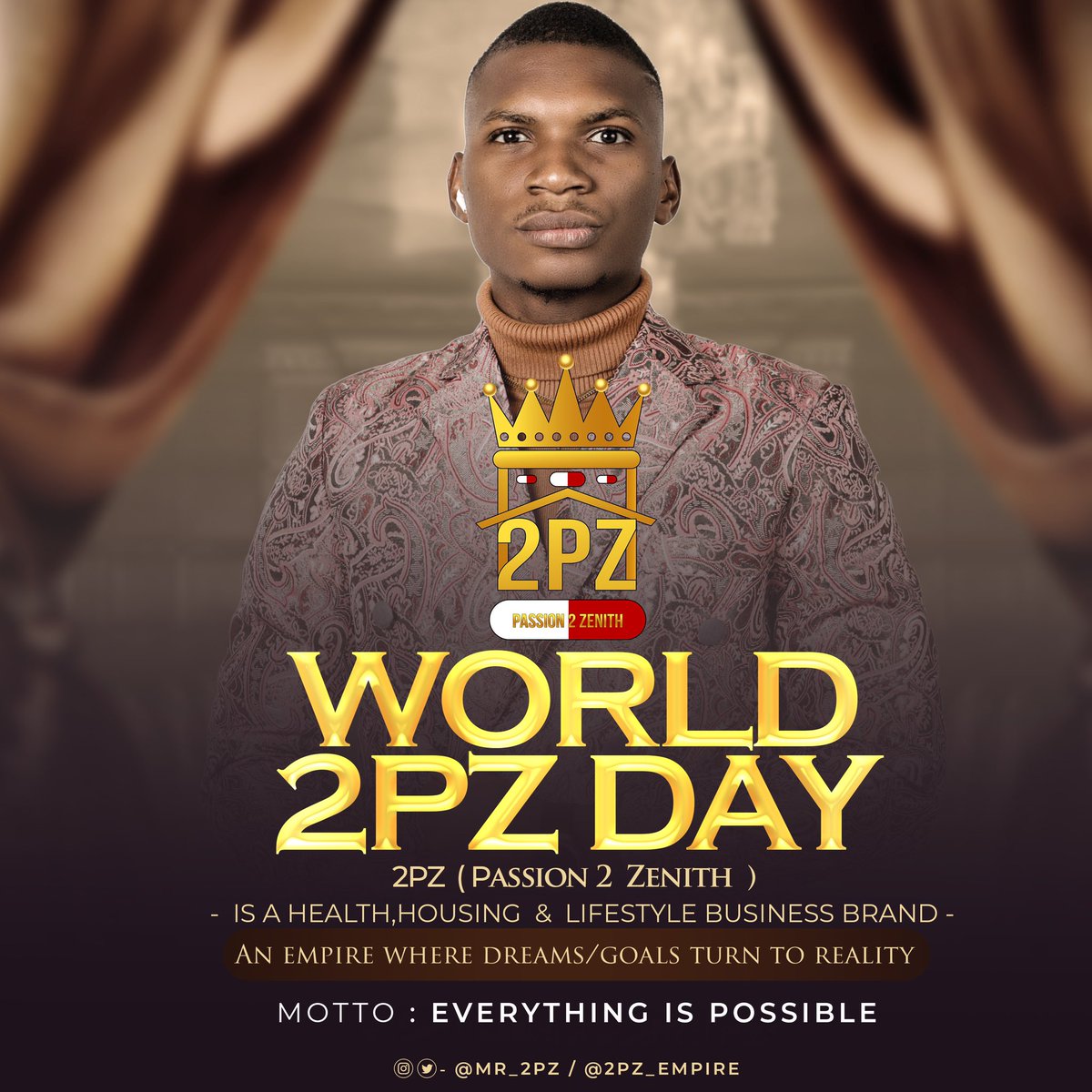 NwabisiDaniel's tweet photo. Happy birthday to meπ
letβs Celebrate World 2pz day.. I thank God for the journey so farπ
@2pzEmpire
#world2pzday #2pz #Passion2zenith #2pzEmpire https://t.co/dZvC64LGsi