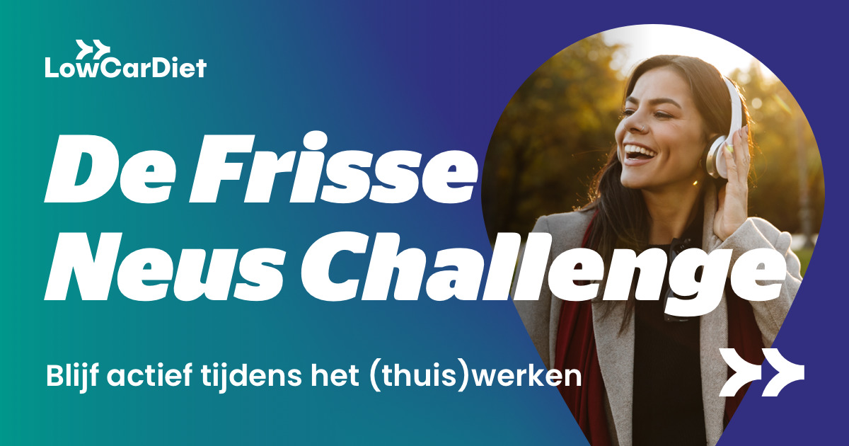 👃 #LowCarDiet werkt samen met de Frisse neus challenge. Samen zorgen we ervoor dat we actief (thuis)werken. 

🚶‍♀️ Beweeg jij dertig minuten per dag? Dat geeft energie en verbetert productiviteit en creativiteit. 

👉 Doe mee met je organisatie via mijnfrisseneus.nl