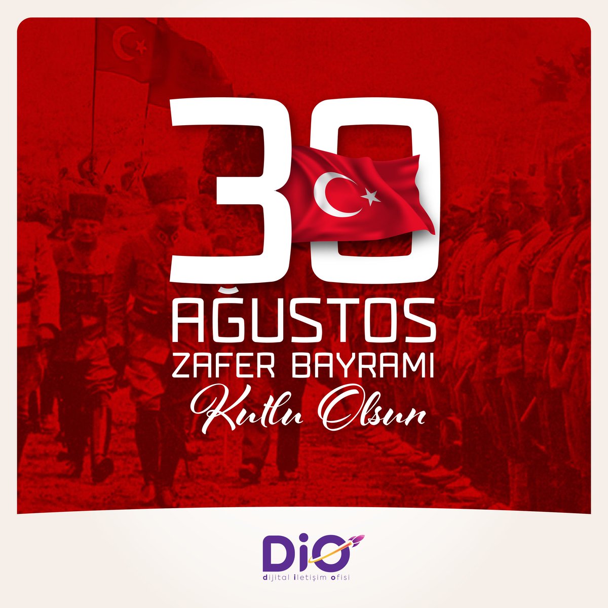 30 Ağustos Zafer Bayramı Kutlu Olsun. #30Ağustos #ZaferBayramı