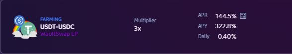 PolycornF's tweet photo. Hey 🌈!

322% APY on stable pair with no deposit fee 😱 ! 
literally printing money without any risk 💸
Not sure you can find this anywhere else than https://t.co/Qg3pKxYCyl !
#PolygonNetwork #Polygon #MATICNetwork https://t.co/rolUSAZvml