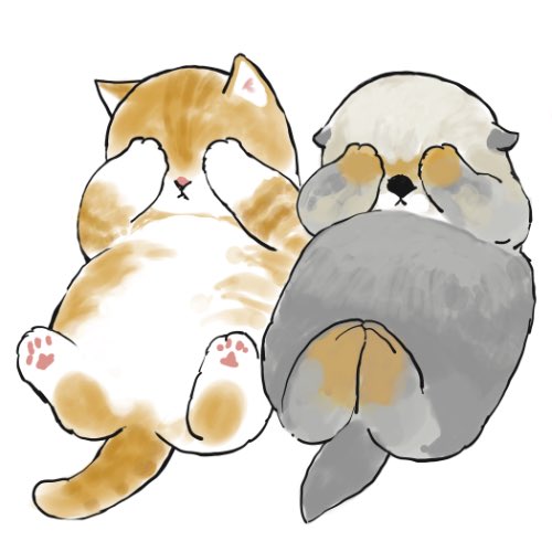 「ラッコ可愛い…🦦 」|ぢゅの🐈のイラスト