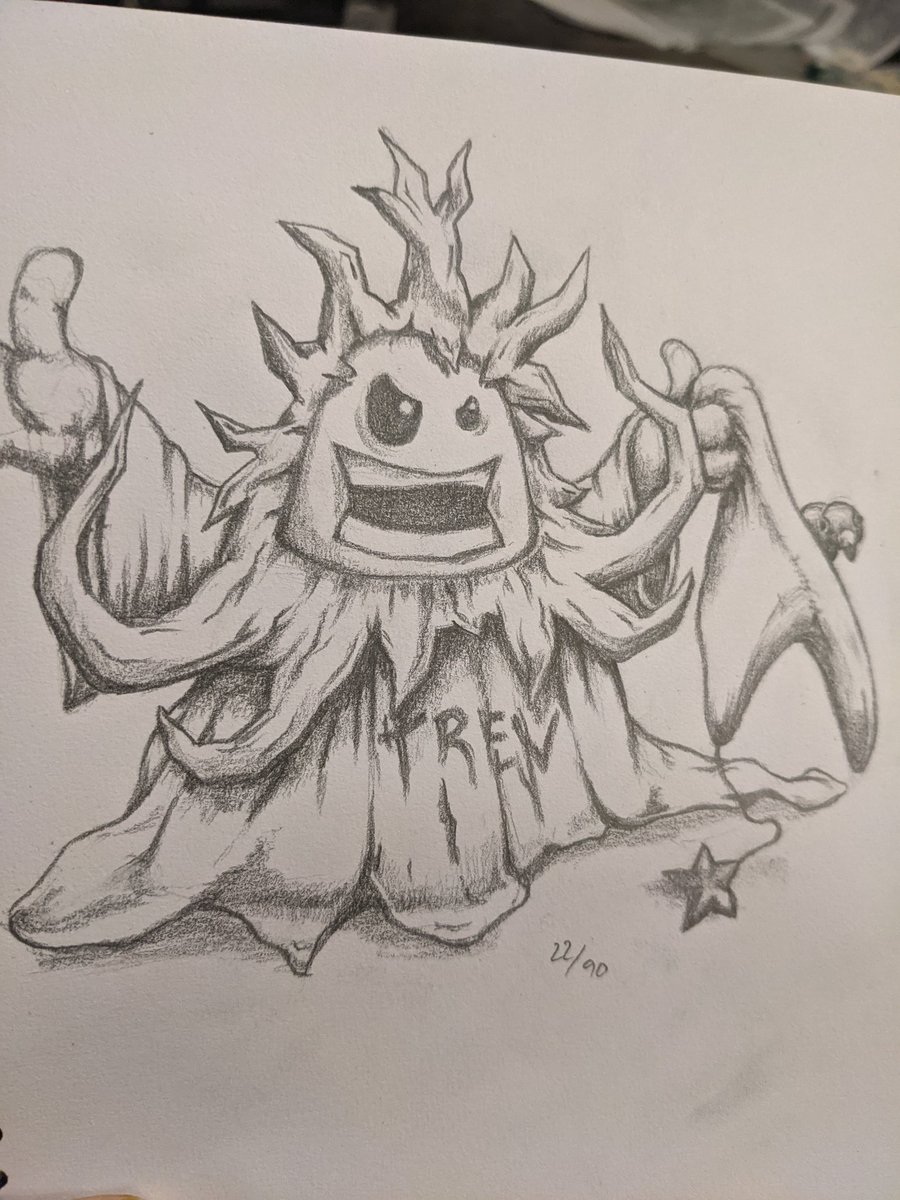 MsbCreative's tweet image. Anyone else remember Magical Trevor?
 
My Pencil and Paper version of Maniacal Trevor