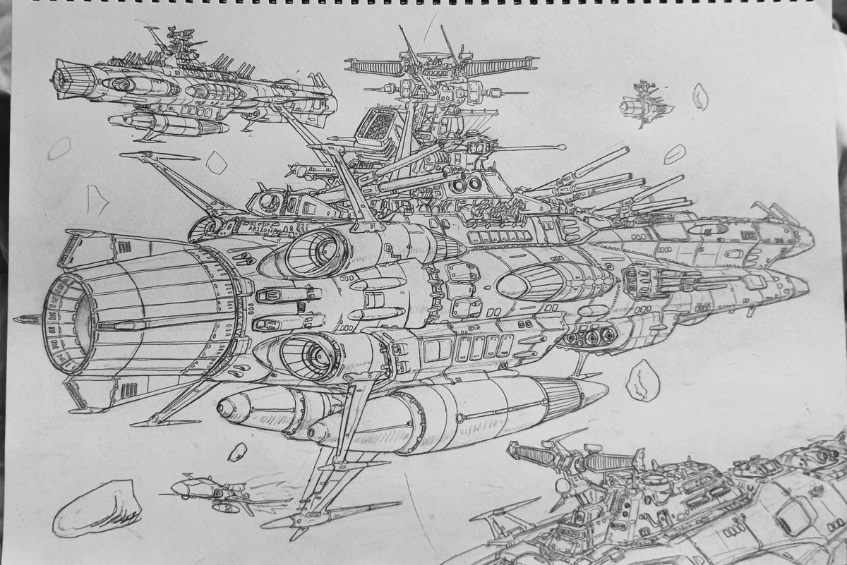 #これがこうなってこうじゃ
ラフ→線画→着色でデジタルとアナログを行き来してます😌 