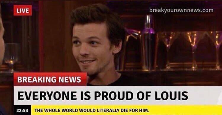 taehopeluvr's tweet photo. Rt if you're fucking proud of Louis https://t.co/0pVirm2msA
