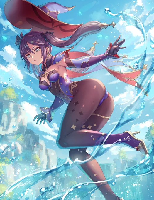 モナ誕!🌊🎂
#原神 #GenshinImapct  #モナ生誕祭2021 