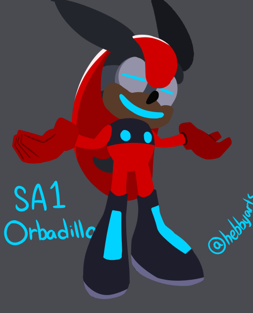 hebbyarts's tweet photo. Sonic Adventure 1 Orbadillo! In the blunderbots AU, Orbot and Cubot were given Robian bodies in Sonic Adventure 1, and in the games prior to that, they looked like their canon counterparts.
#hebbyarts #sthorbot #orbadillo https://t.co/lClwLSdFww