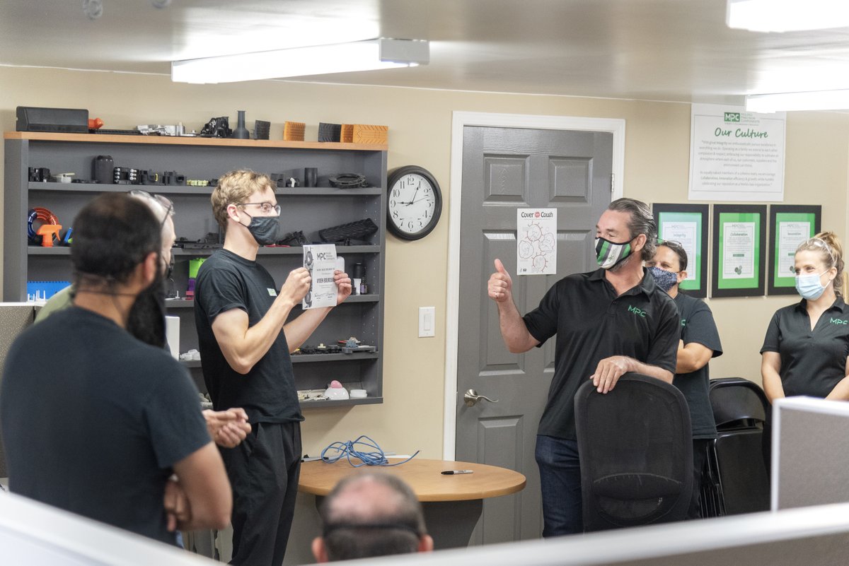 MPCComponents's tweet image. Congrats to our MPC team member Ayden Bourdeau. Ayden received the MPC - Alan H. Hack Student Scholarship. He attends @uofg #culture #greatplacetowork