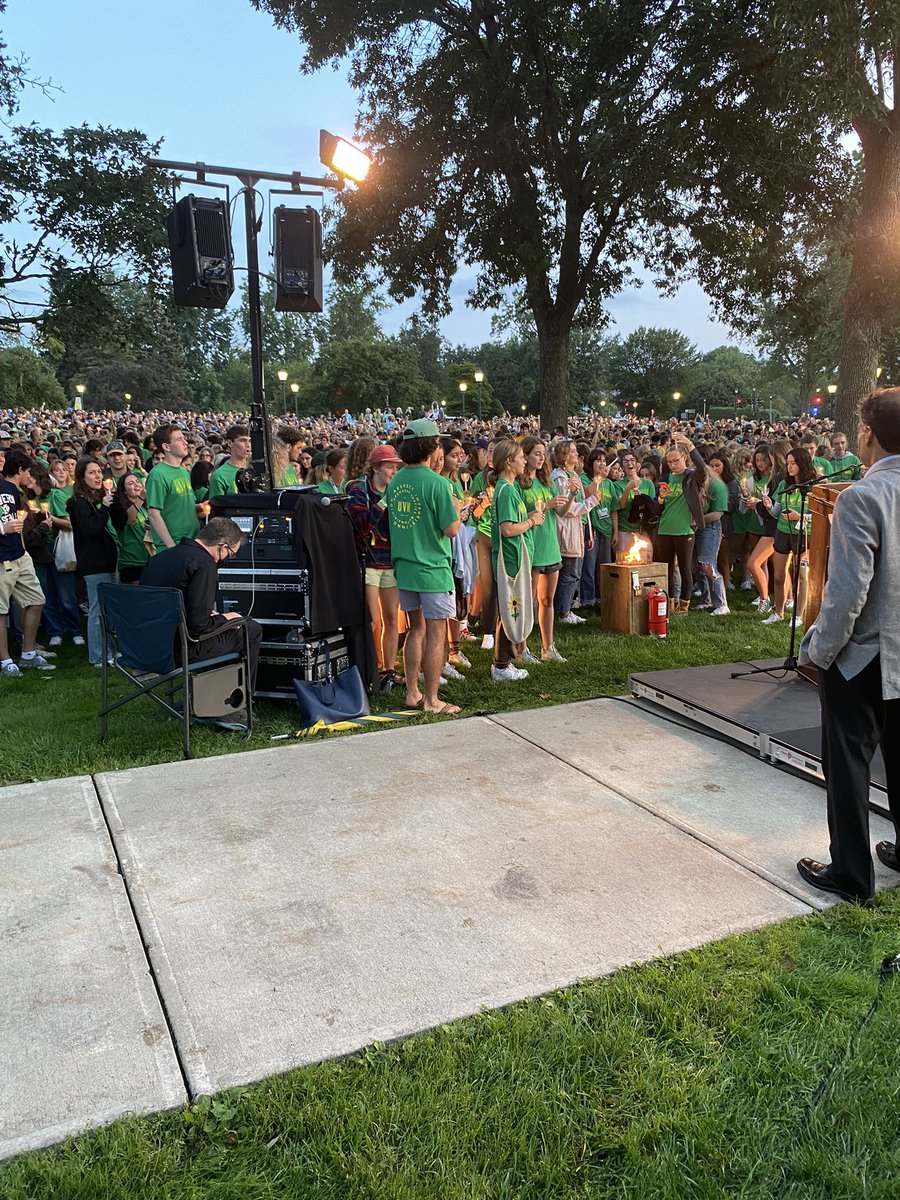Beautiful <a href="/uvm/">Locky</a> convocation ceremony last night. Great to see the <a href="/UVMHonors/">UVM Patrick Leahy Honors College</a> students out in force!