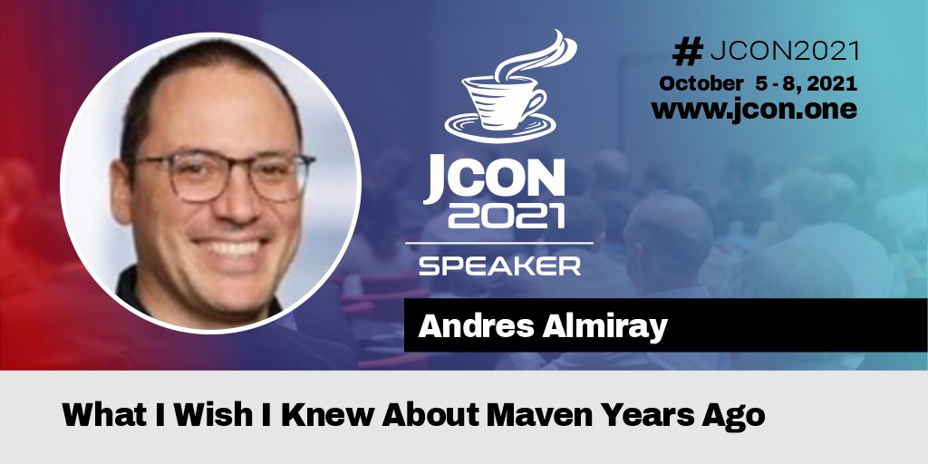 jcon_conference's tweet image. #JCON2021 - Oct. 7, 10:00 CEST
@aalmiray online
What I Wish I Knew About #Maven Years Ago

#ApacheMaven is seen by many developers as the defacto build tool in the Java space. Since its early days back in April 2002..

Get a #JUG Ticket:
jcon.one 

@ASFMavenProject