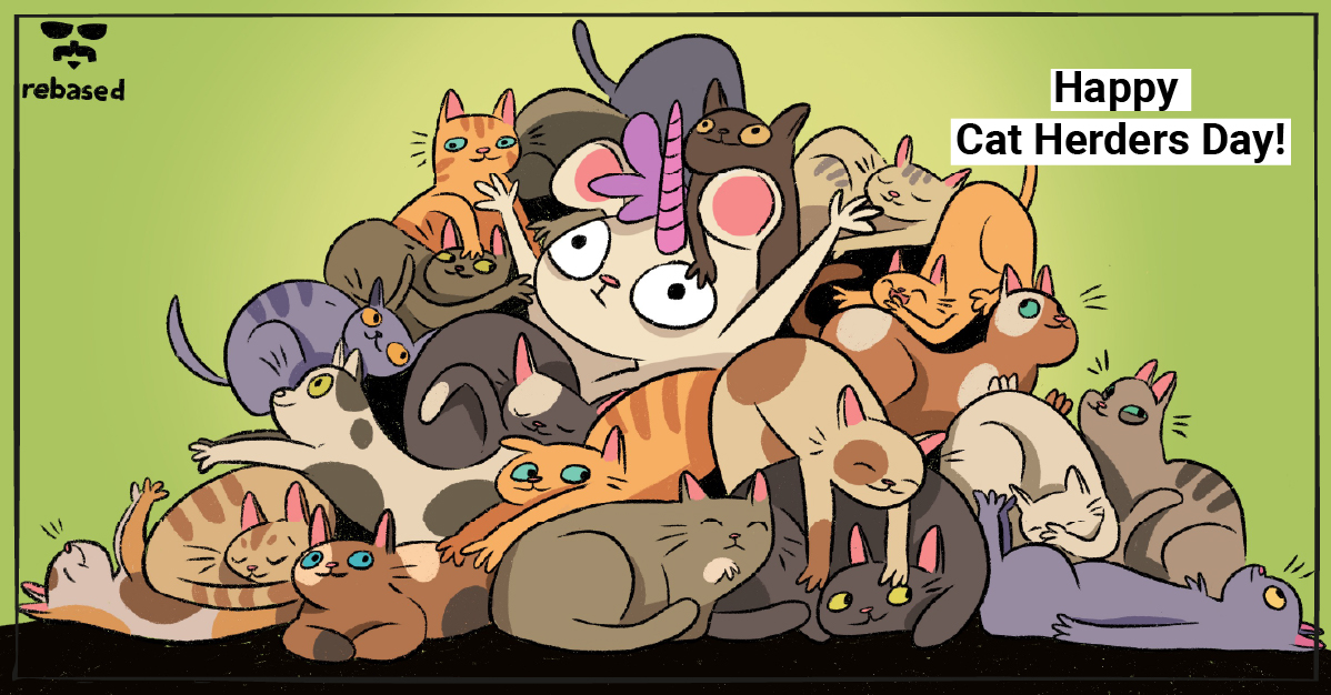 Happy #CatHerdersDay !
#JustRebasedThings