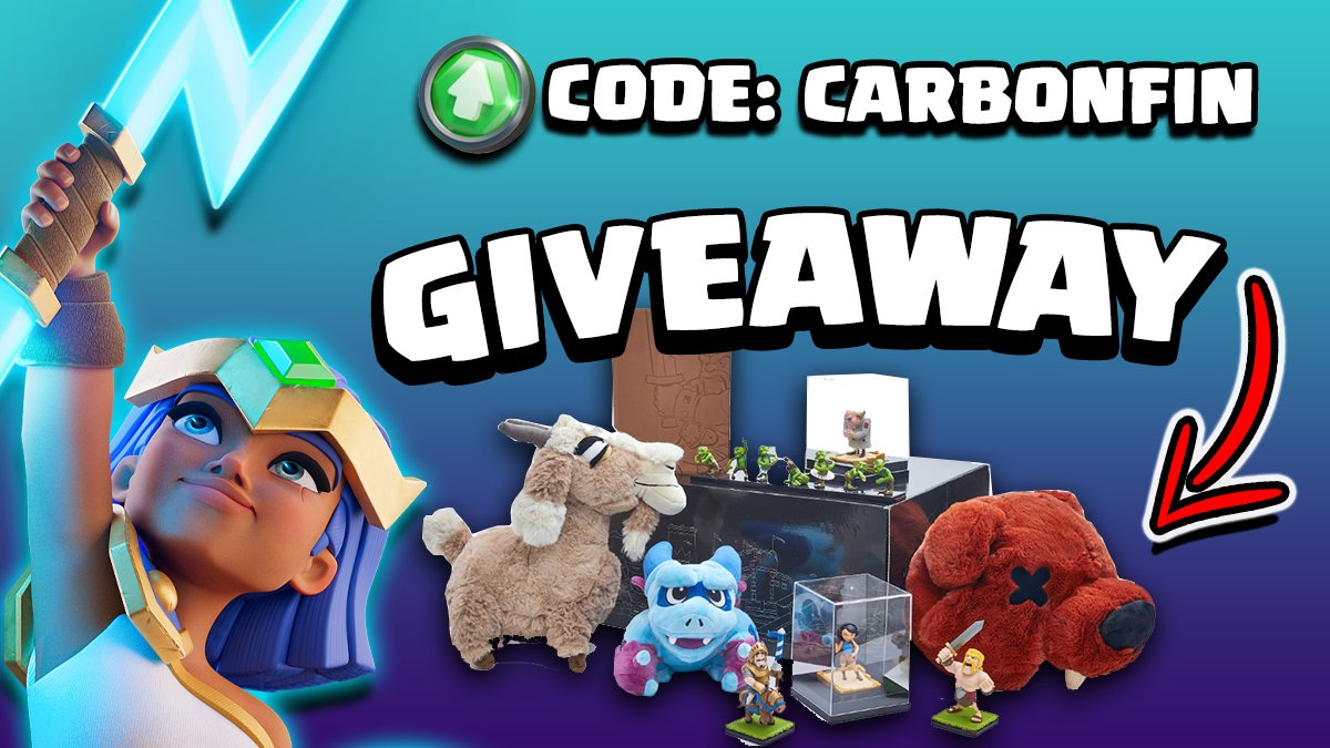 🎉 GIVEAWAY 🎉 GIANT Supercell Box - includes all items pictured!

How to Enter: 
✅ Follow
✅ Retweet
✅ Tag a Friend &amp; Share a picture of the Creator Code you support

✅Code CarbonFin:  link.clashofclans.com/en?action=Supp…

👑Winner will be selected September 6th
#ClashofClans #Giveaway