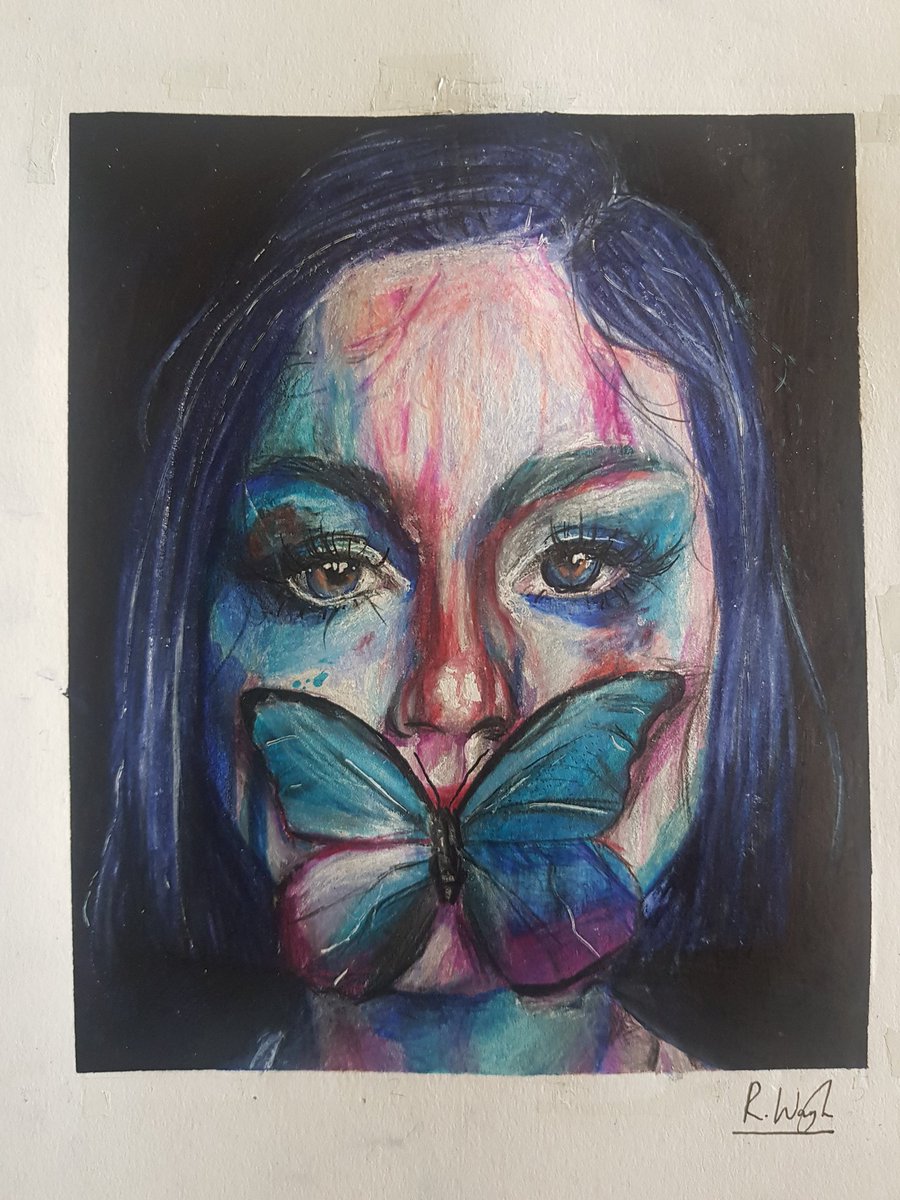 Insanely beautiful work from one of my second year students 😍😍 <a href="/baexpressiveart/">BA Expressive Arts</a>