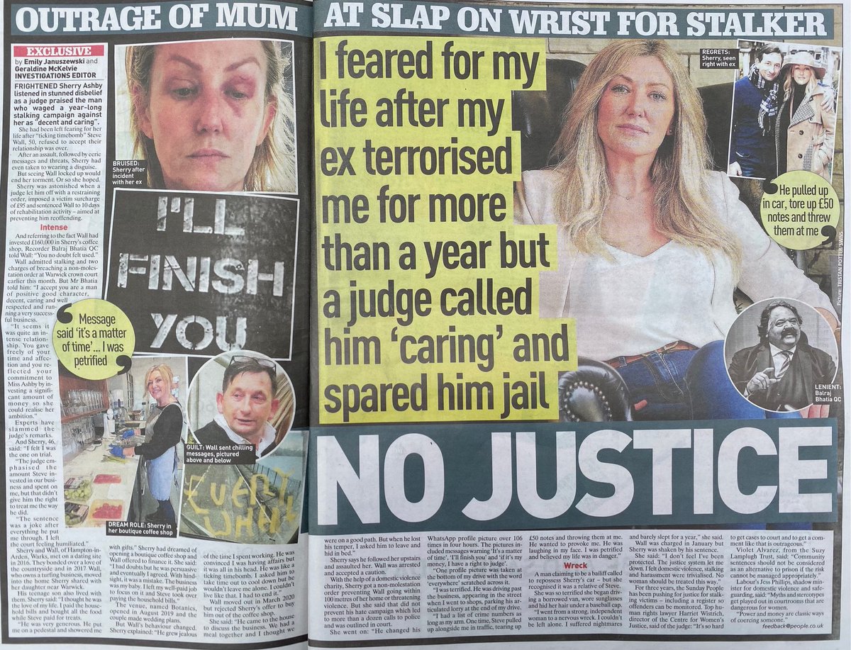 Hook News (@hooknewspress) on Twitter photo Agony of harassment victim as judge describes stalker as "caring". Exclusive in <a href="/thesundaypeople/">The Sunday People</a>. Thx to Suzy Lamplugh Trust <a href="/live_life_safe/">Suzy Lamplugh Trust</a> Read online: mirror.co.uk/news/uk-news/o… Agony of harassment victim as judge describes stalker as "caring". Exclusive in <a href="/thesundaypeople/">The Sunday People</a>. Thx to Suzy Lamplugh Trust <a href="/live_life_safe/">Suzy Lamplugh Trust</a> Read online: mirror.co.uk/news/uk-news/o…