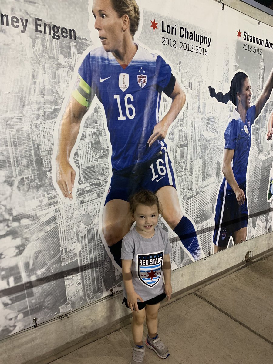 Quick trip to Chicago this weekend to cheer on @chicagoredstars It’s always great to see old friends and reminisce about the “good old days”. Congrats on the big win!