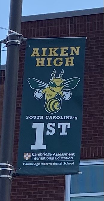 Had the pleasure of visiting <a href="/aikenhighschool/">Aiken High School</a> which holds the honor of being the first Cambridge school in SC. They have an amazing <a href="/CambridgeInt/">Cambridge International Education</a> program