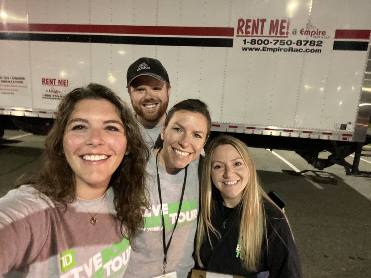 Eventage's tweet photo. 5 boroughs, 55 eTeam and thousands of cyclists taking over the streets of New York City - that’s a wrap on the @bikenewyork York TD Five Boro Bike Tour! https://t.co/IECfcCsa4R