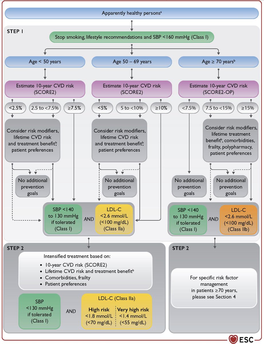 Dr Roxana Mehran (@drroxmehran) on Twitter photo A very nice flow chart from the #ESC 2021 Guidelines on #CVD #prevention: risk and risk factor treatment in apparently healthy persons. #ESCCongress <a href="/escardio/">European Society of Cardiology</a> <a href="/ESC_Journals/">European Society of Cardiology Journals</a>
doi.org/10.1093/eurhea… A very nice flow chart from the #ESC 2021 Guidelines on #CVD #prevention: risk and risk factor treatment in apparently healthy persons. #ESCCongress <a href="/escardio/">European Society of Cardiology</a> <a href="/ESC_Journals/">European Society of Cardiology Journals</a>
doi.org/10.1093/eurhea…