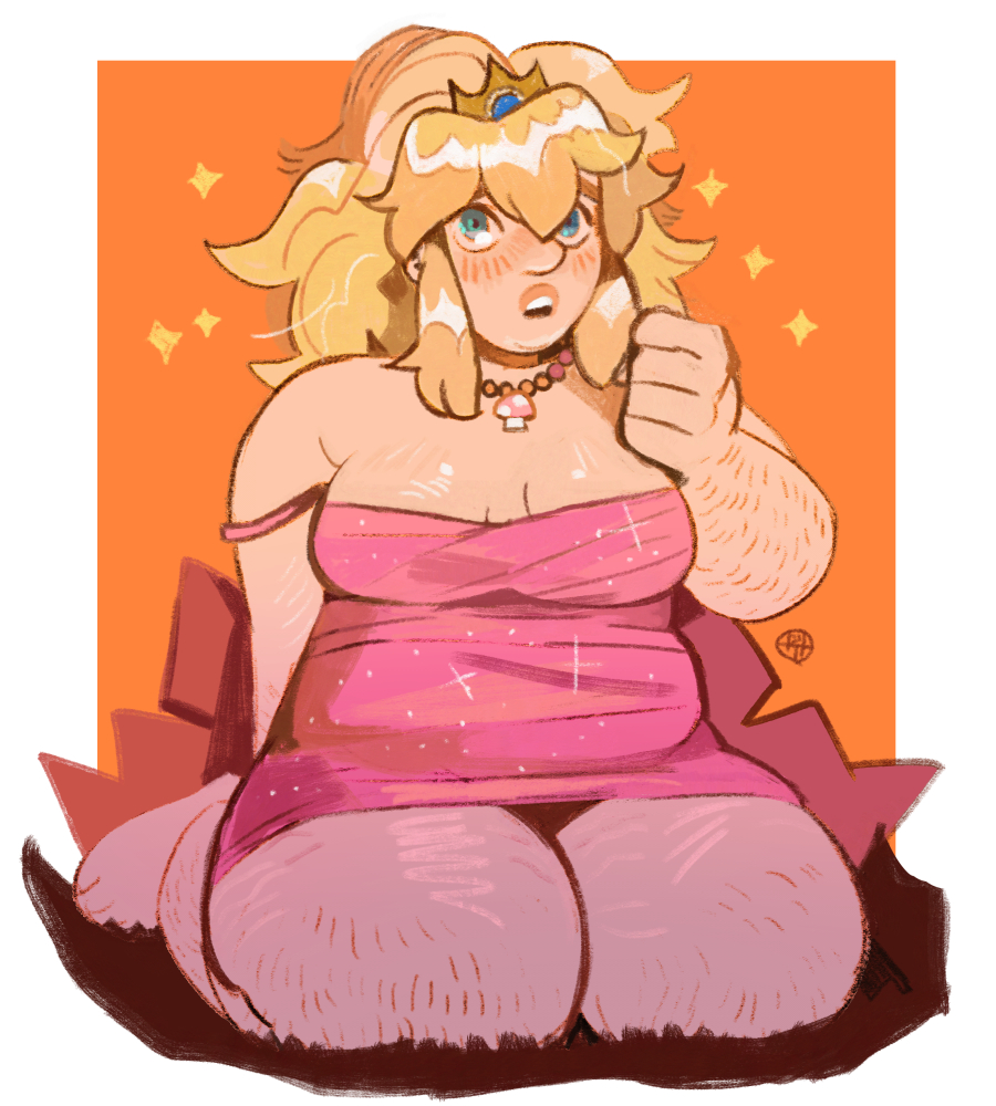 Peach bbw princess Princess Peach