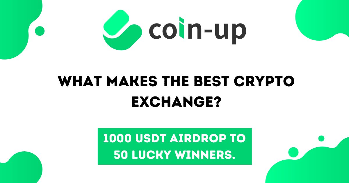 nuzzio's tweet image. 🔍New Airdrop: CoinUp Exchange Airdrop 
🎁Rewards pool: $1000 USDT 
Rate:⭐️ ⭐️ ⭐️ ⭐️ ⭐️ 

🔰Airdrop link: docs.google.com/forms/d/e/1FAI…

Referral username: Airdrop detector 

#Airdrop #CryptoForums #CoinUpofficial #Giveaway