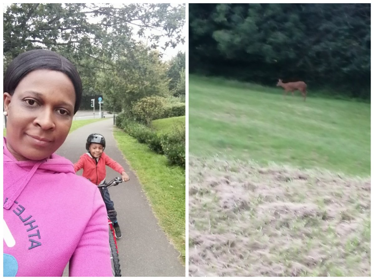 Keeping up with @ljsan1! Despite the cold weather, we managed our combo activity 🚴‍♂️🏃‍♀️
#NursesActive #TeamFlorence #CNAN #ActiveAugust