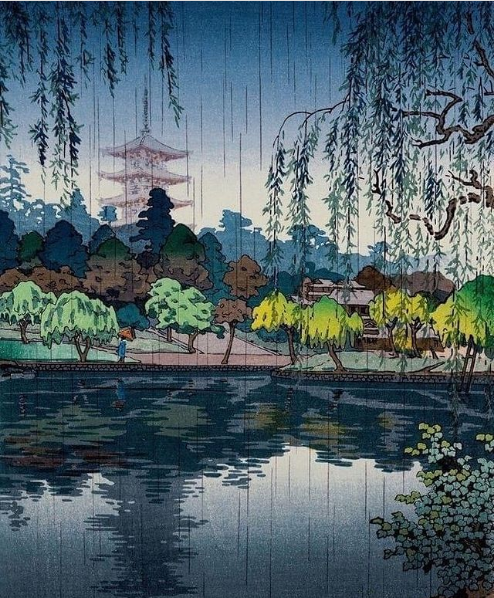 MenschOhneMusil's tweet photo. Tsuchiya Koitsu (1870-1949) Paesaggio con Lago. https://t.co/bawUCYyrb9