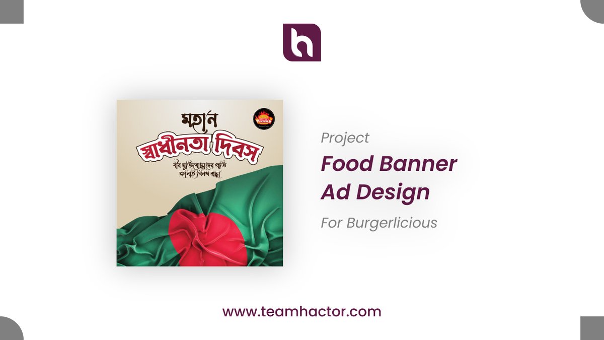teamhactor's tweet photo. Restaurant Food Banner Ad Design
Client: Burgerlicious

Follow us for more!

Our Website: https://t.co/vCklmhU4jS

#banner #teamhactor https://t.co/SRxbKSU5Bg