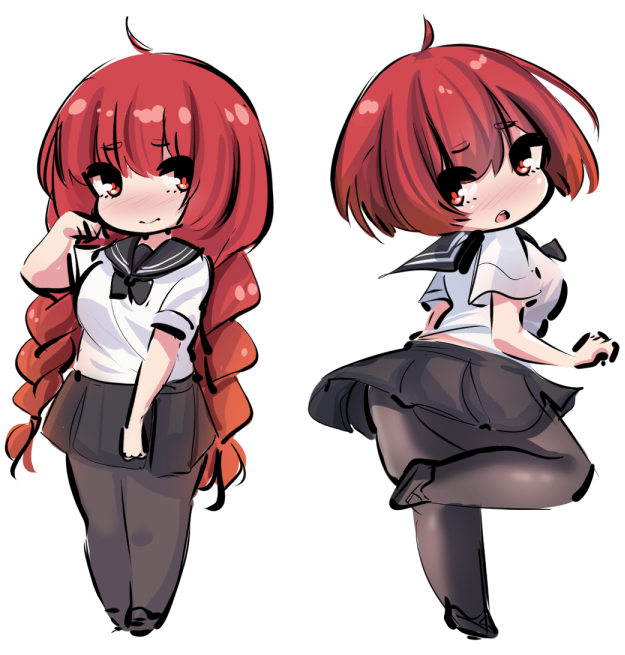 「勇者部とホノルル
#今月描いた絵を晒そう 
#yuyuyu #アズールレーン 」|Sugoidere™のイラスト