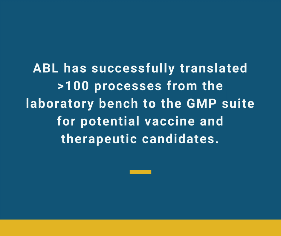 Teams of highly skilled well trained scientists are embedded in every ABL manufacturing facility, each specializing in a critical area of bioprocessing. Learn more: ablinc.com/process-develo……

 #CMO #GMPManufacturing #Biotech #BioPharma