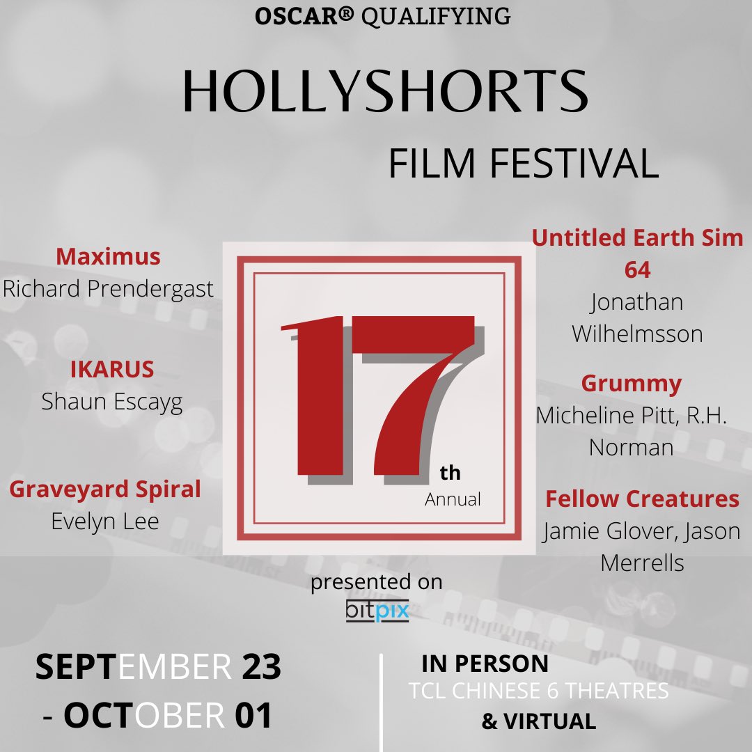 HollyShorts's tweet photo. Congrats to more filmmakers being selected for #HSFF21 woohoo!! https://t.co/nrhaIJ90YC