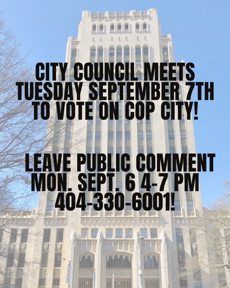 darcatl's tweet image. Hey @atlcouncil where is the public engagement??? The entire purpose of tabling the vote, according to Archibong, was to gather public input. Have you done it? No!!!!